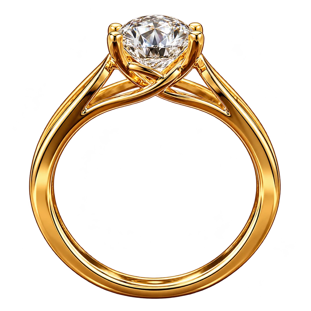 The diamond setting